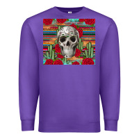 Purple skull cactus Premium Sweatshirt - JahusDesignShop