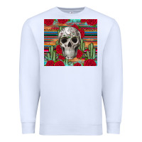 White skull cactus Premium Sweatshirt - JahusDesignShop