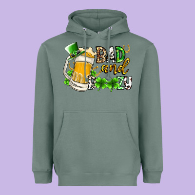 Bad And Boozy Heavyweight Hoodie Designed By Racoondesign