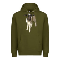 Army Green dorper baby sheep Premium Hoodie - LillyAllenDesigns