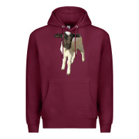 Burgundy dorper baby sheep Premium Hoodie - LillyAllenDesigns