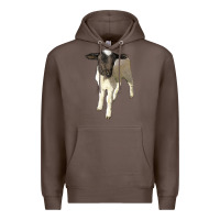 Coffee dorper baby sheep Premium Hoodie - LillyAllenDesigns