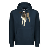 Navy dorper baby sheep Premium Hoodie - LillyAllenDesigns