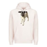 Pale Pink dorper baby sheep Premium Hoodie - LillyAllenDesigns
