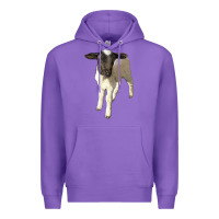 Purple dorper baby sheep Premium Hoodie - LillyAllenDesigns