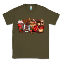 Army Green hot chocolate coffee cups Classic Tee - Zillion Design Studio