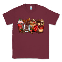Burgundy hot chocolate coffee cups Classic Tee - Zillion Design Studio
