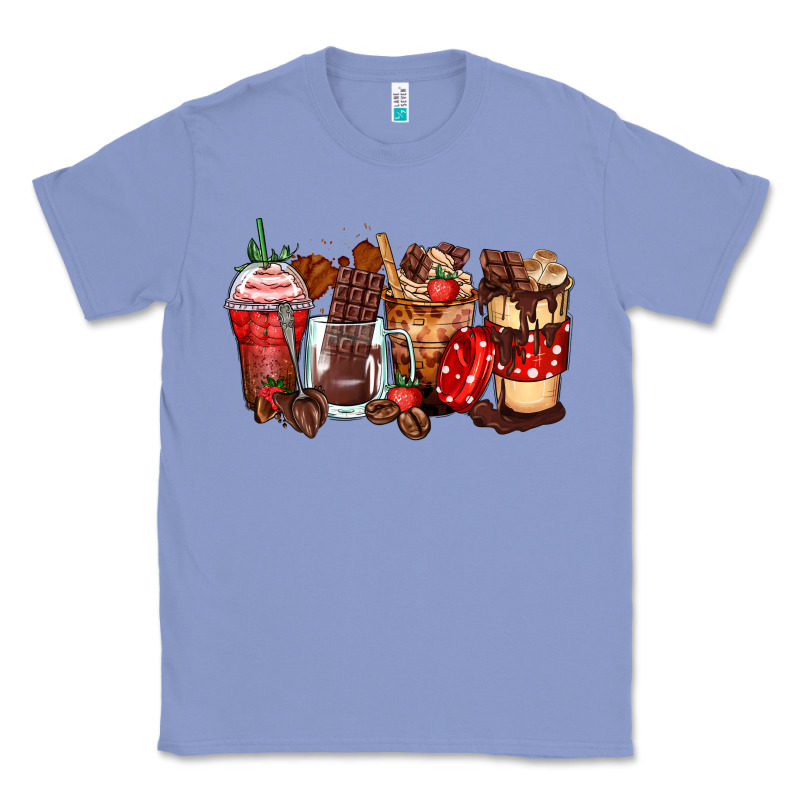 Hot Chocolate Coffee Cups Classic Tee by Zillion Design Studio | Teevron