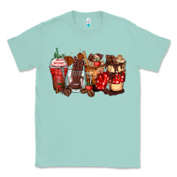Seafoam hot chocolate coffee cups Classic Tee - Zillion Design Studio