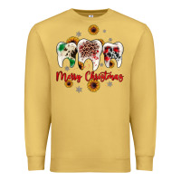 Antique Gold dental merry Christmas Premium Sweatshirt - JahusDesignShop
