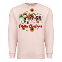 Pale Pink dental merry Christmas Premium Sweatshirt - JahusDesignShop