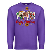 Purple dental merry Christmas Premium Sweatshirt - JahusDesignShop