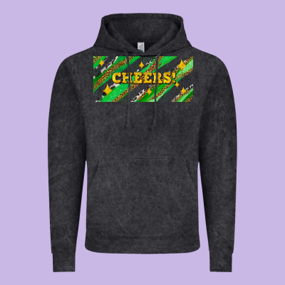 Leopar And Cowhide With Cheers Vintage Hoodie Designed By Adodesignshop