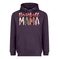 Plum baseball  mama Heavyweight Hoodie - RacoonDesign