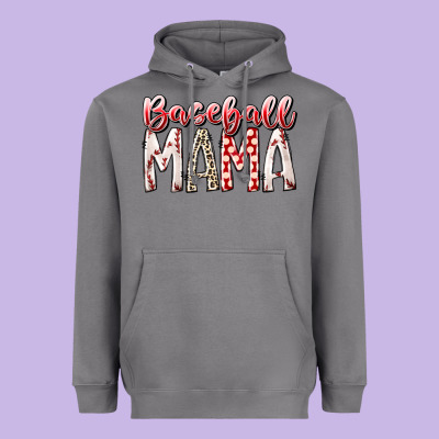 Baseball  Mama Heavyweight Hoodie Designed By Racoondesign