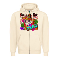 Sandshell mexican day of the dead Zipper Hoodie - Zillion Design Studio
