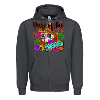 Smoke mexican day of the dead Zipper Hoodie - Zillion Design Studio