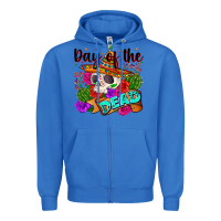 True Royal mexican day of the dead Zipper Hoodie - Zillion Design Studio