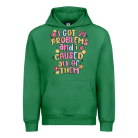 Emerald i got 99 problems and i caused all of them Urban Hoodie - MaliasSmallBusiness