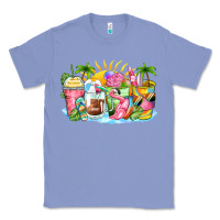 Colony Blue beach summer coffee cups Classic Tee - Zillion Design Studio
