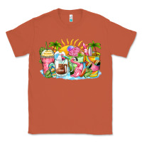 Copper beach summer coffee cups Classic Tee - Zillion Design Studio
