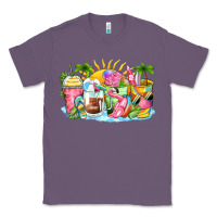 Lavender beach summer coffee cups Classic Tee - Zillion Design Studio