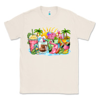 Natural beach summer coffee cups Classic Tee - Zillion Design Studio