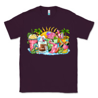 Plum beach summer coffee cups Classic Tee - Zillion Design Studio