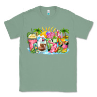 Sage beach summer coffee cups Classic Tee - Zillion Design Studio