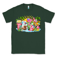 Sports Green beach summer coffee cups Classic Tee - Zillion Design Studio