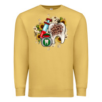 Antique Gold Christmas dental sunflower Premium Sweatshirt - JahusDesignShop