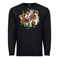 Black Christmas dental sunflower Premium Sweatshirt - JahusDesignShop