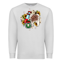Dove Grey Christmas dental sunflower Premium Sweatshirt - JahusDesignShop