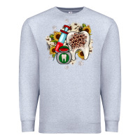 Heather Grey Christmas dental sunflower Premium Sweatshirt - JahusDesignShop