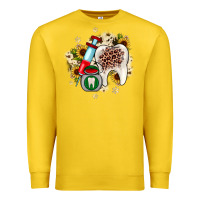 Lemon Christmas dental sunflower Premium Sweatshirt - JahusDesignShop