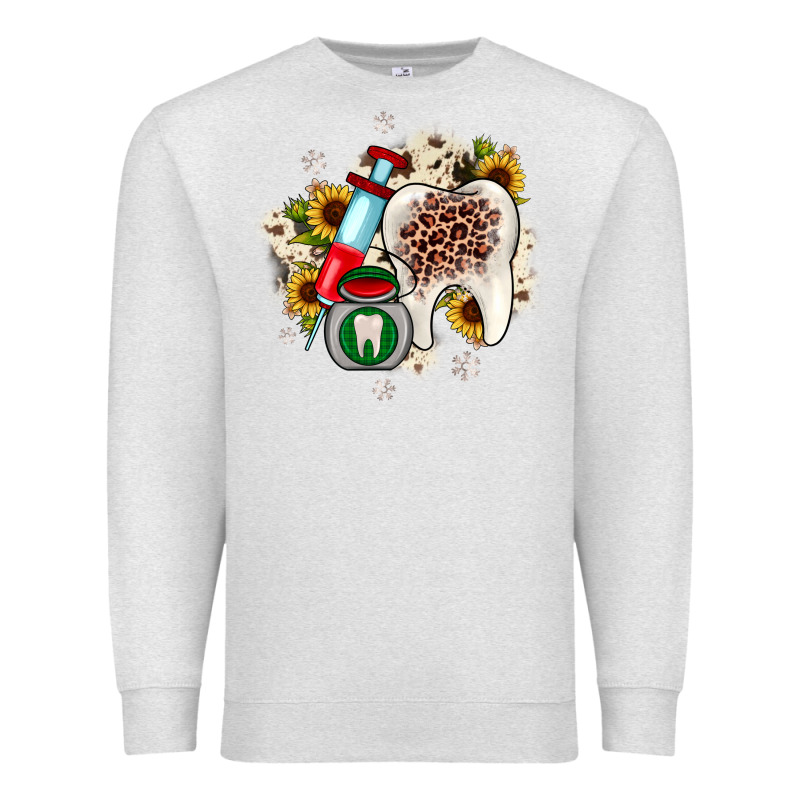 Christmas Dental Sunflower Premium Sweatshirt by JahusDesignShop | Teevron