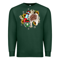 Sports Green Christmas dental sunflower Premium Sweatshirt - JahusDesignShop