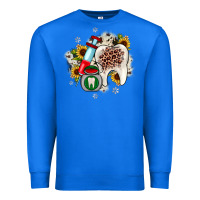 True Royal Christmas dental sunflower Premium Sweatshirt - JahusDesignShop