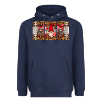 Navy american football gnome license plate Heavyweight Hoodie - HRA Design Shop