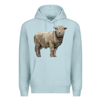 Blue Mist southdown sheep Premium Hoodie - LillyAllenDesigns