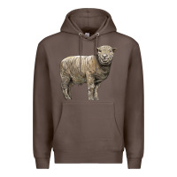 Coffee southdown sheep Premium Hoodie - LillyAllenDesigns