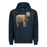 Navy southdown sheep Premium Hoodie - LillyAllenDesigns