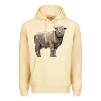 Pina Colada southdown sheep Premium Hoodie - LillyAllenDesigns