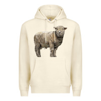 Sandshell southdown sheep Premium Hoodie - LillyAllenDesigns
