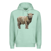 Seafoam southdown sheep Premium Hoodie - LillyAllenDesigns