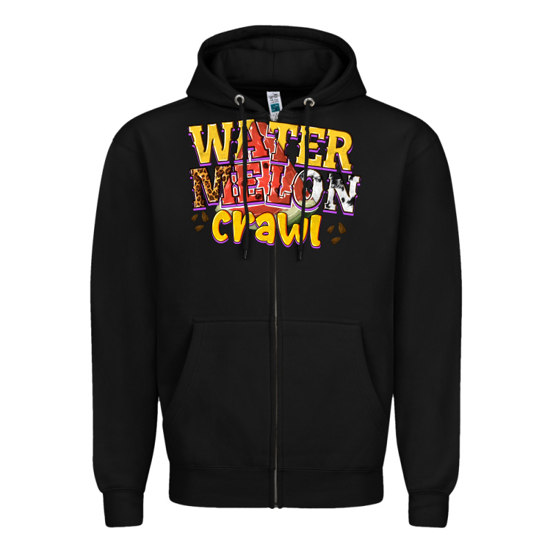 Watermelon Crawl Zipper Hoodie by texasbilliewilder | Teevron