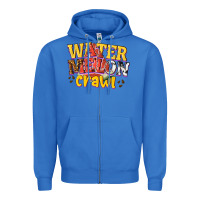 True Royal watermelon crawl Zipper Hoodie - texasbilliewilder
