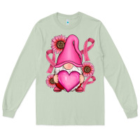 Matcha Breast Cancer gnomes Long Sleeve Tee - RanaPortraitStore