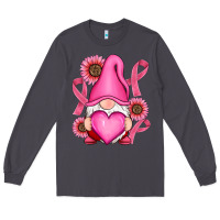 Smoke Breast Cancer gnomes Long Sleeve Tee - RanaPortraitStore
