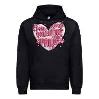 Black my valentine has paws Urban Hoodie - MaliasSmallBusiness